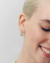 Frida White Diamonds Earrings